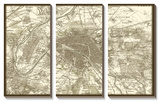 Sepia Map of Paris