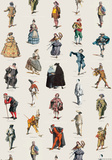 Maschere - Venetian Carnival Character Collage Poster