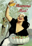 Mamma Mia - Vintage Style Italian Poster