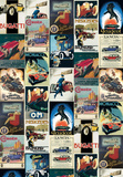 Vintage Cars - Vintage Style Italian Poster Collage