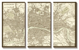 Sepia Map of London