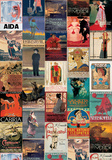 Opera Vintage Style Poster Collage