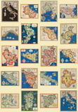 Regioni Italiane (Regional Maps of Italy)- Vintage Style Italian Map Poster