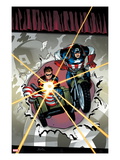 Captain America and Bucky 621 Cover: Riding a Motorcycle and Sidecar