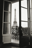Eiffel Tower through French Doors