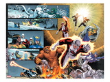 Chaos War: Alpha Flight 1: Guardian  Sasquatch  Shaman  Northstar  Aurora  Marina  and Vindicator