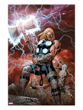 Ultimate Thor 1 Cover: Thor Posing