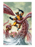 Wolverine/Hercules: Myths  Monsters & Mutants 4 Cover: Trapped by a Sea Monster