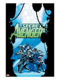 Secret Avengers 21 Cover: Steve Rogers  Sharon Carter  Valkyrie  Moon Knight  and Others