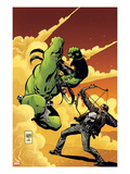 Marvel Universe vs The Punisher 2 Cover: Hulk Fighting Punisher