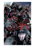 The Thanos Imperative 5: Captain America  Iron Man  Quasar  Thor  Giant Man  and Captain Marvel
