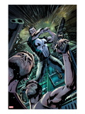 The Punisher 4 Cover: Punisher Fighting