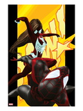 Ultimate Comics Spider-Man 5 Cover: Spider-Man and Spider Woman
