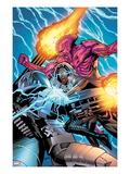 Uncanny X-Men 7 Cover: Storm Fighting