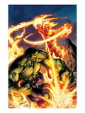 Incredible Hulk & The Human Torch: From the Marvel Vault 1 Cover: Fighting and Flaming