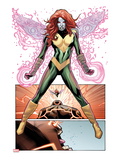 Uncanny X-Men 541: Hope Summers over Panels with the Juggernaut Screaming
