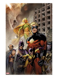 Chaos War: Dead Avengers 1 Cover: Captain Marvel  Yellowjacket  Swordman  Vision  Deathcry  and Do