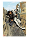 X-23 13: Spider-Man and X-23 Swinging through the City