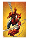 Ultimate Spider-Man 160 Cover: Spider-Man Shooting Web