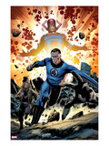 Fantastic Four 586: Mr Fantastic and Galactus Running