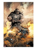 Steve Rogers: Super-Soldier 4 Cover: Captain America Shooting