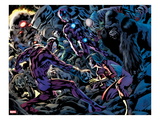 Avengers 121: Klaw and Spider Woman Fighting