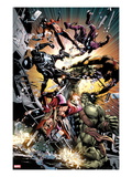 New Avengers 22: Skaar Fighting