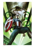 Captain America: Hail Hydra 1 Cover: Captain America Posing with a Shield