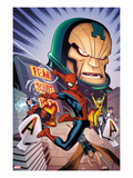 The Amazing Spider-Man 662 Cover: Spider-Man  Psycho Man  Reptil  Mettle  Finesse  and Striker