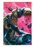 The Thanos Imperative 4 Cover: Drax and Thanos Fighting