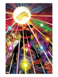 Avengers 10 Cover: The Hood Standing with the Infinity Gauntlet