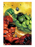 Hulk 29 Cover: Hulk and Rulk Fighting