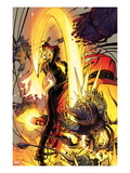Ghost Rider 9 Cover: Ghost Rider Fighting