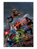 X-Men Forever 2 8 Cover: Cyclops  Rogue  and Sabretooth Fighting