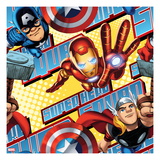 Marvel Super Hero Squad: Thor  Iron Man  and Captain America Flying