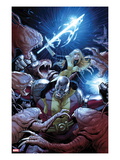 Uncanny X-Men 8 Cover: Colossus and Magik Fighting