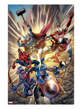 Avengers 121 Cover: Captain America  Hawkeye  Wolverine  Spider-Man  Iron Man  and Others