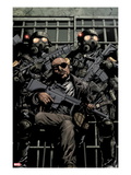 Ultimate Avengers vs New Ultimates 1: Nick Fury with Guns in Jail