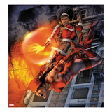 Heroes For Hire 11 Cover: Elektra and Misty Knight Jumping