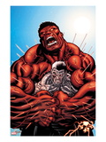 Avengers: X-Sanction 3 Cover: Cable and Red Hulk Fighting