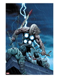 Ultimate New Ultimates 4 Cover: Thor Standing