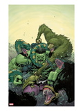 Incredible Hulk 4 Cover: Hulk Fighting