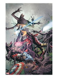 Uncanny X-Men 9 Cover: Captain America  Magneto  Iron Man  and Magik