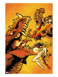Thunderbolts 153 Cover: Moonstone  Hyperion  and Juggernaut Fighting