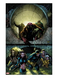 X-Men Forever 2 5 Cover: Sabretooth  Kitty Pryde  Cyclops  Storm  and Gambit Walking