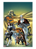 Alpha Flight 5 Cover: Guardian  Aurora  Northstar  Puck  Snowbird  Sasquatch  Shaman  Marina
