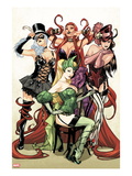 Women of Marvel 1 Cover: Enchantress  Black Cat  Medusa  and Satana Posing