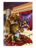 Wolverine/Hercules: Myths  Monsters & Mutants 2 Cover: Wolverine and Hercules Fighting