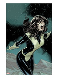 Uncanny X-Men 537 Cover: Kitty Pryde Screaming at Night