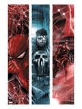 The Punisher 10 Cover: Spider-Man  Punsiher  and Daredevil